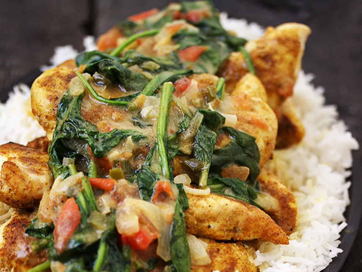 Brazilian Chicken Curry with Spinach Seasons and Suppers