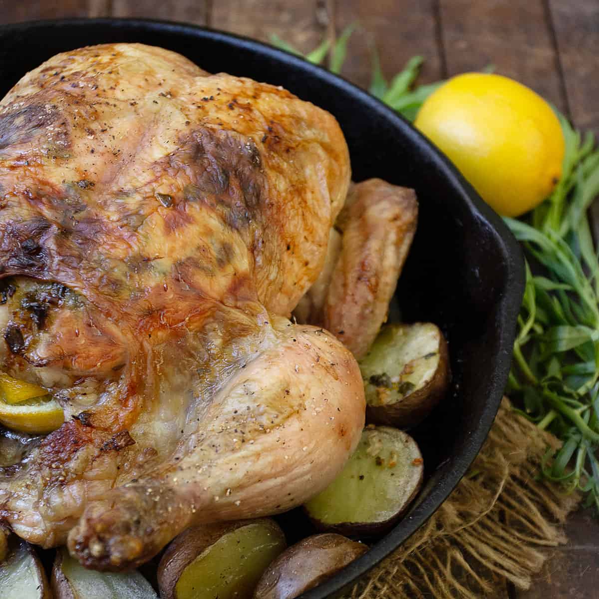 Tarragon Roasted Chicken Seasons and Suppers