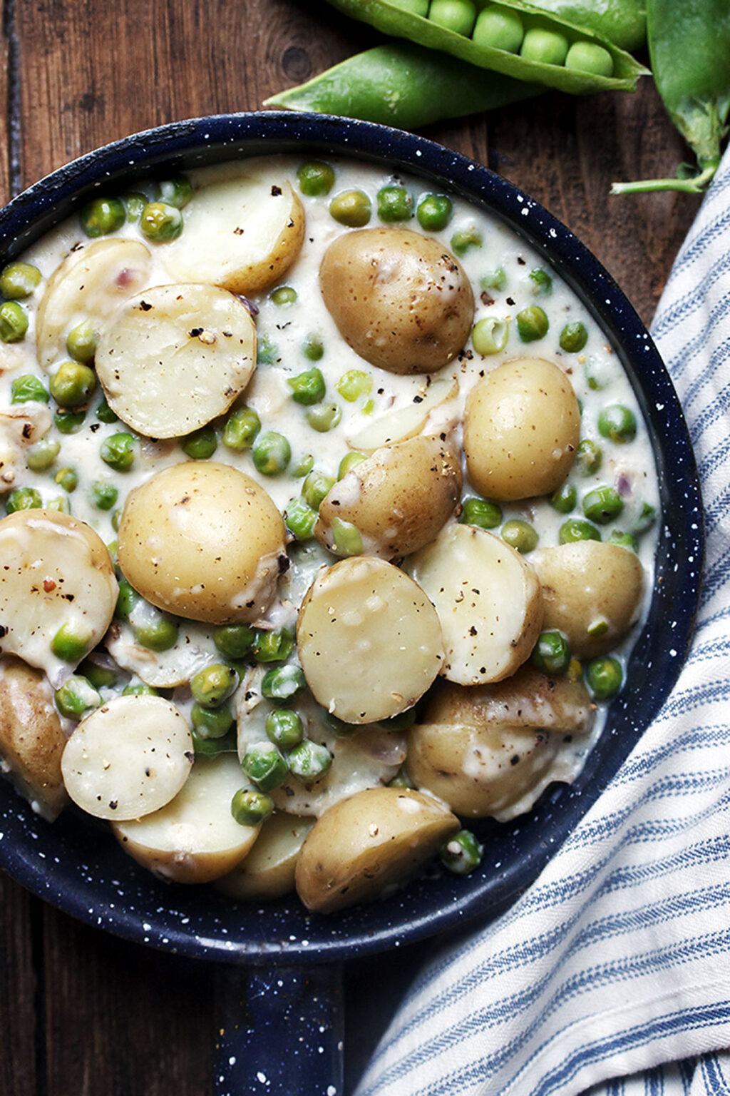 Creamed Peas and Potatoes Seasons and Suppers