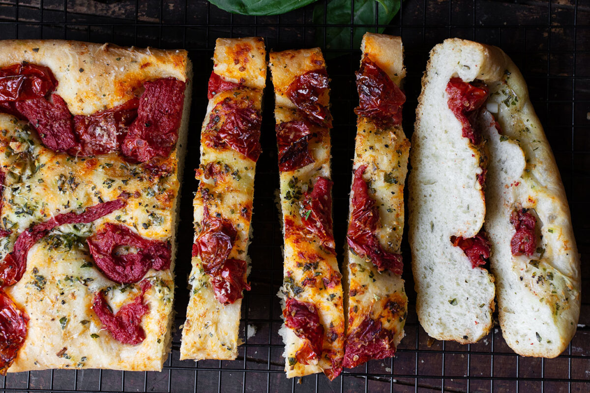 Roasted Tomato Focaccia - Seasons and Suppers