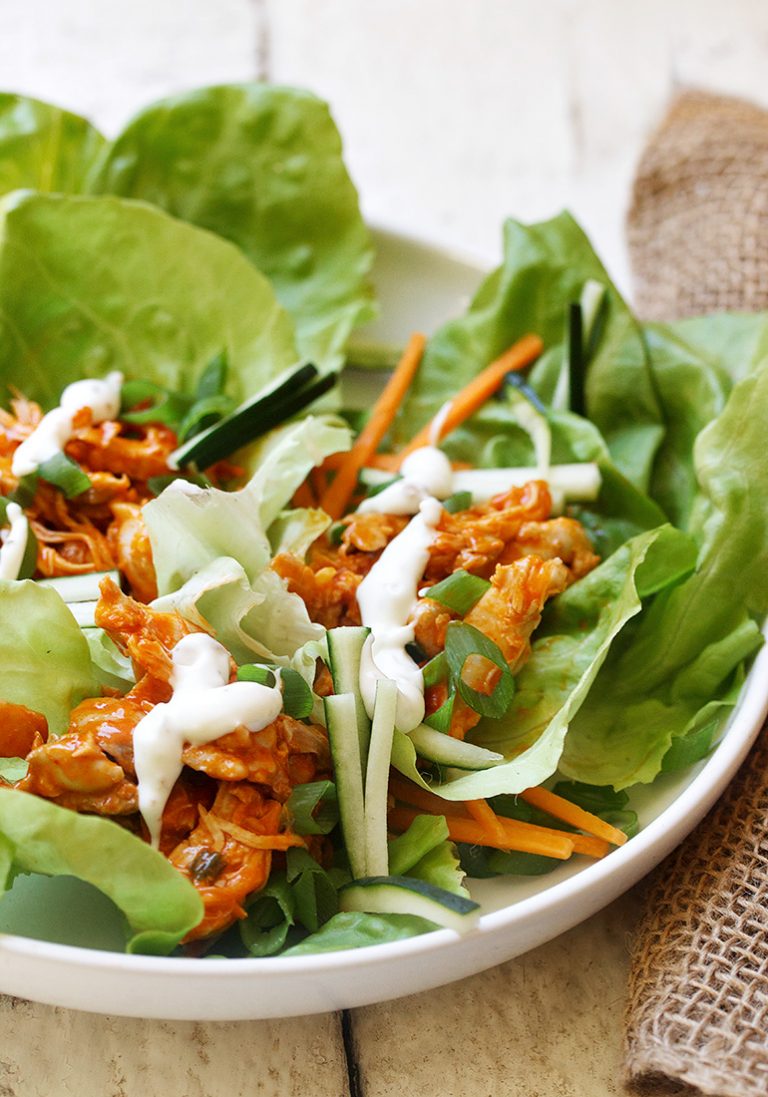 Buffalo Chicken Lettuce Wraps Seasons and Suppers