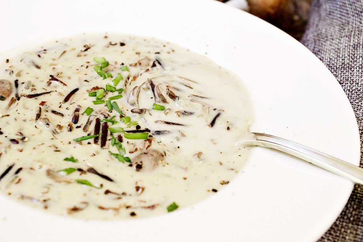 Creamy Wild Rice and Mushroom Soup Seasons and Suppers