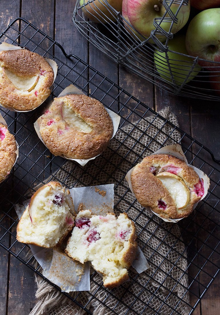 Cranberry Vanilla Muffins