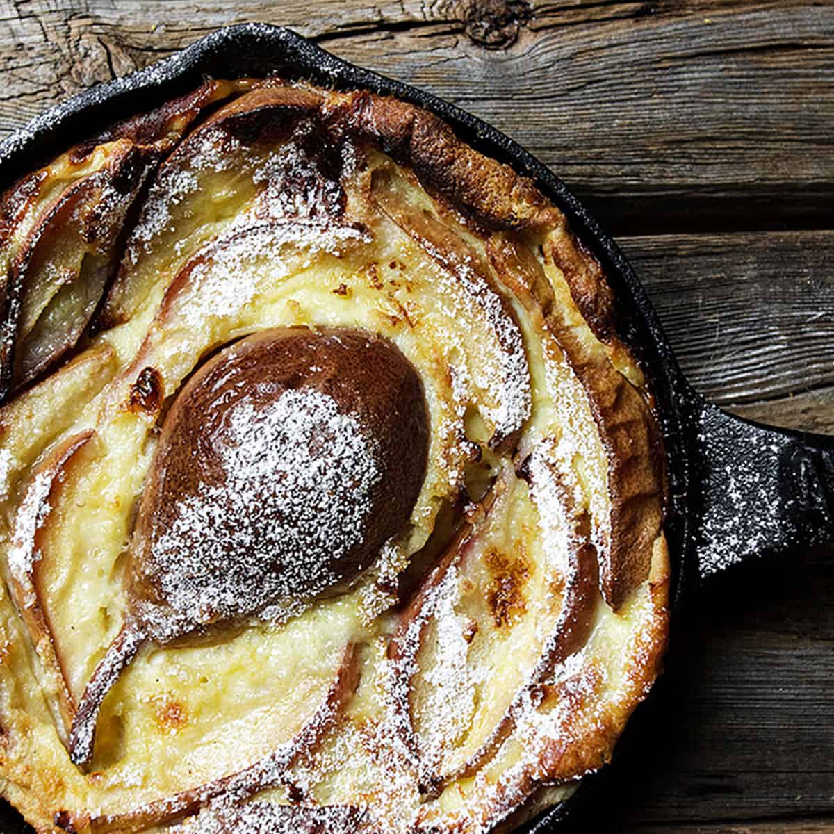 Pear Custard Cake