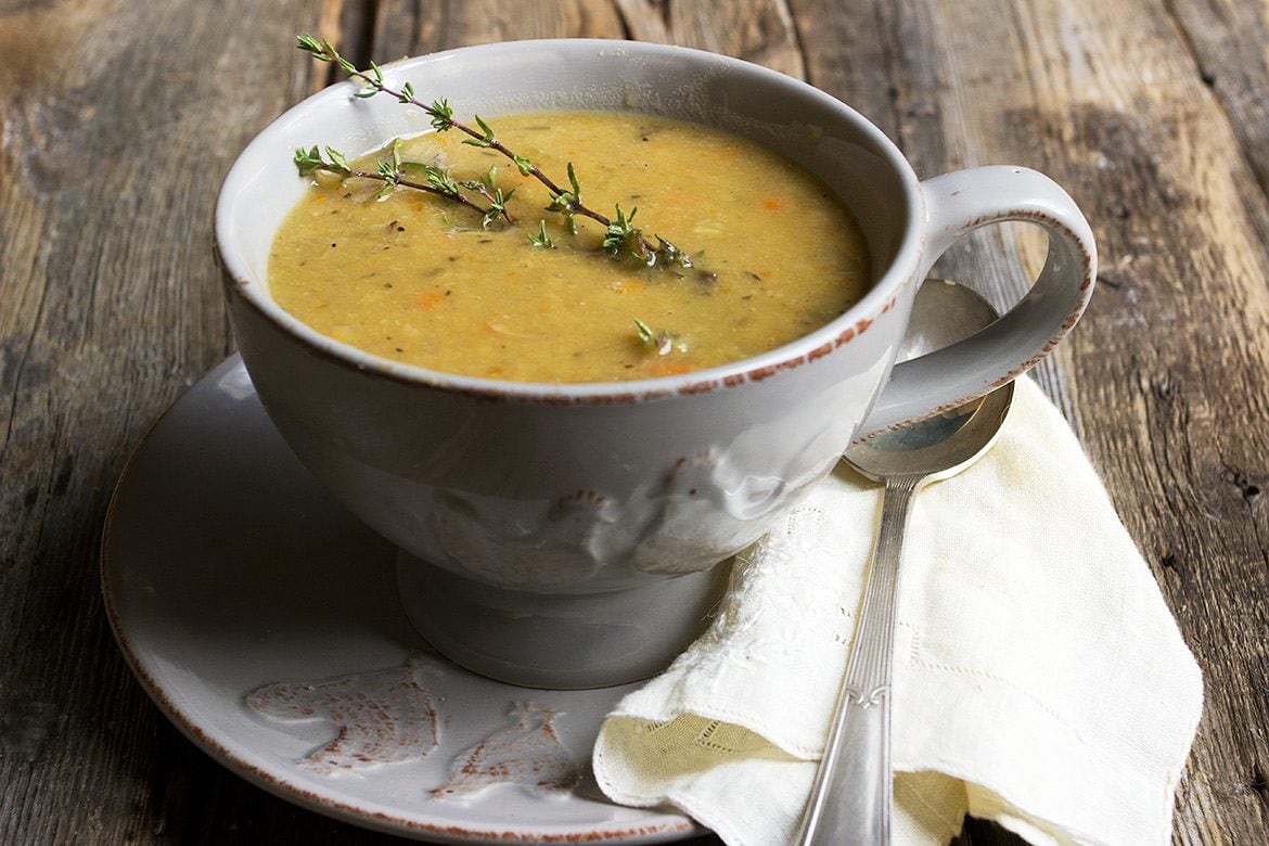 QuebecStyle Yellow Split Pea Soup Seasons and Suppers