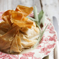 turkey and stuffing phyllo packets