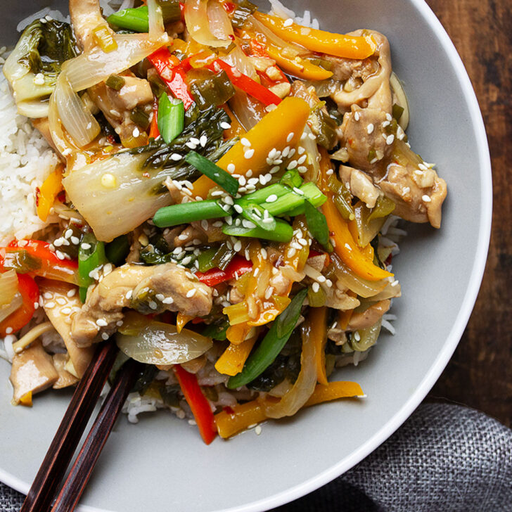 15-Minute Lemon Chicken Stir Fry - Seasons and Suppers