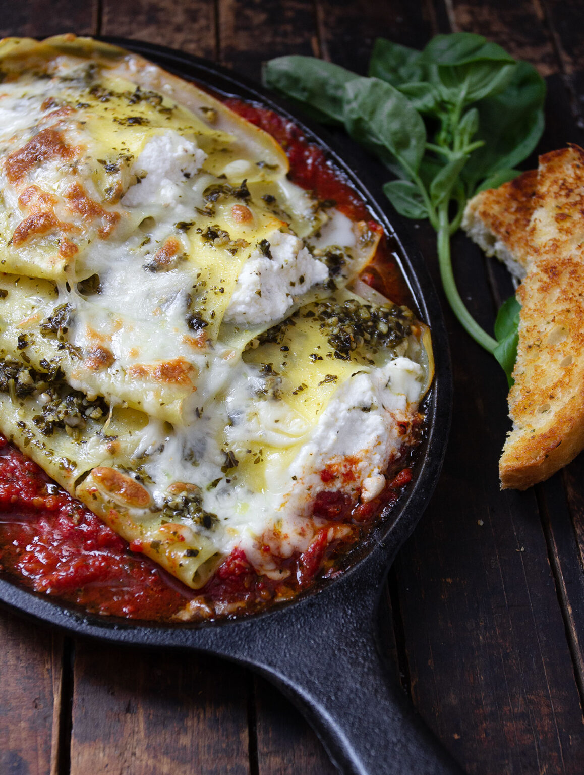 Pesto Ricotta Pasta Bake Seasons and Suppers