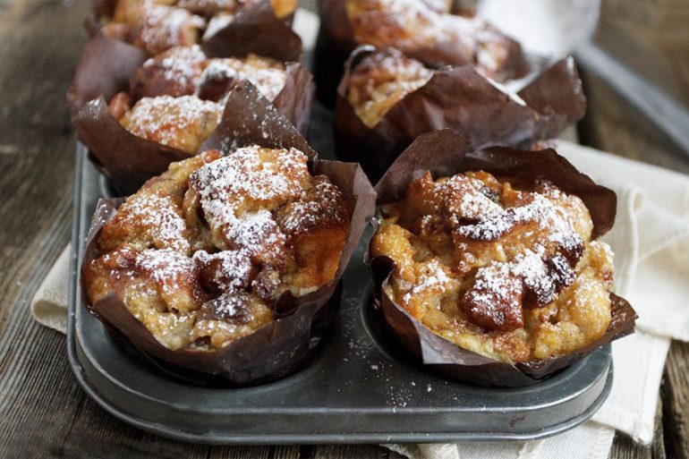 Bread Pudding Muffins Seasons and Suppers