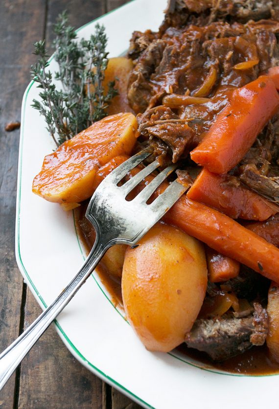 Tangy Tomato Pot Roast (Slow Cooker or Oven) Seasons and Suppers