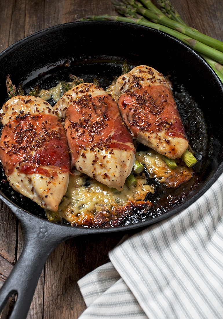 Havarti and Asparagus Stuffed Chicken