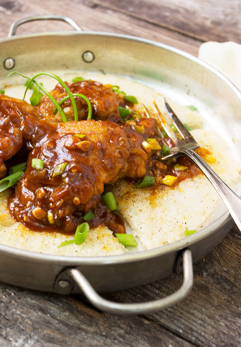 Spicy Korean Chicken with Crispy Rice