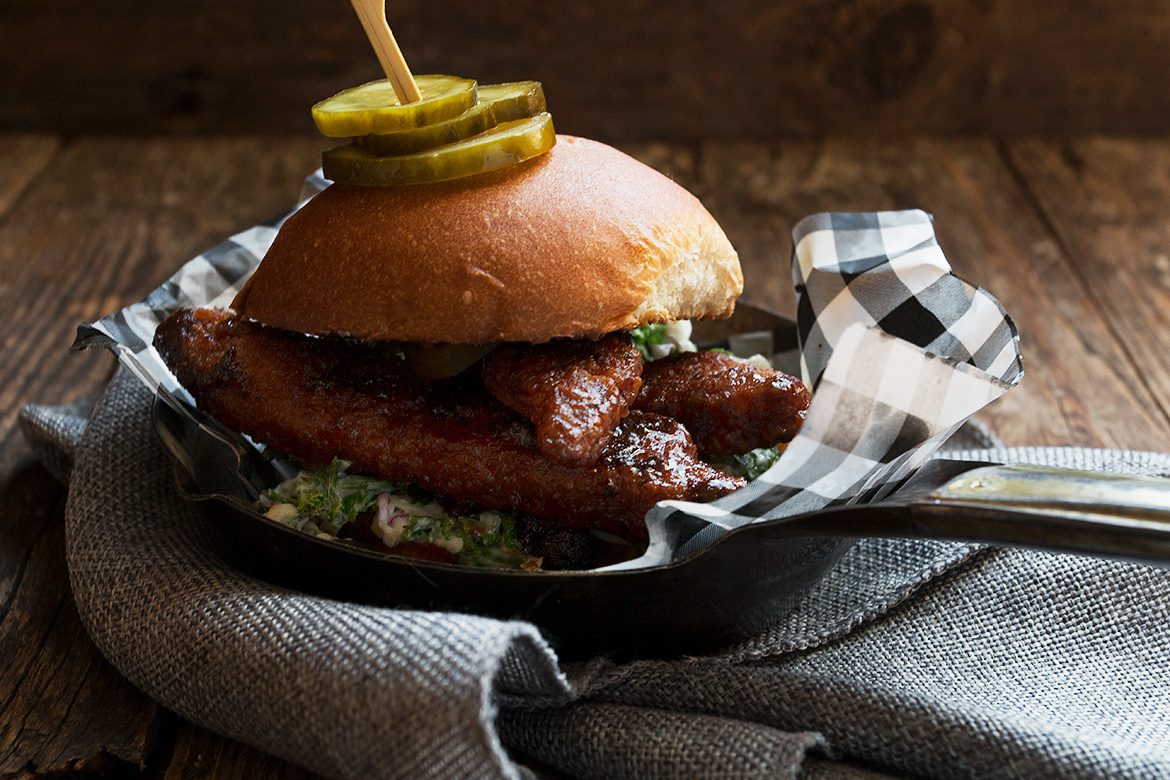 Nashville Hot Chicken Strip Burger Seasons and Suppers