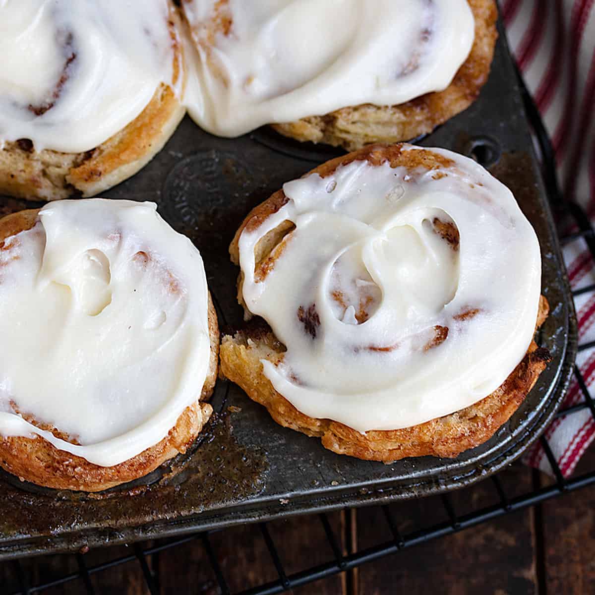 Cinnamon Roll Biscuits