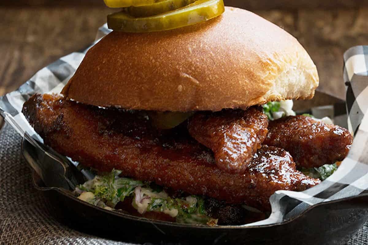 Nashville Chicken Strip Burger Seasons and Suppers