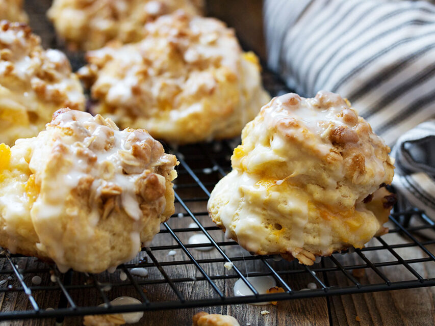 Peach Crisp Buttermilk Biscuits Seasons and Suppers