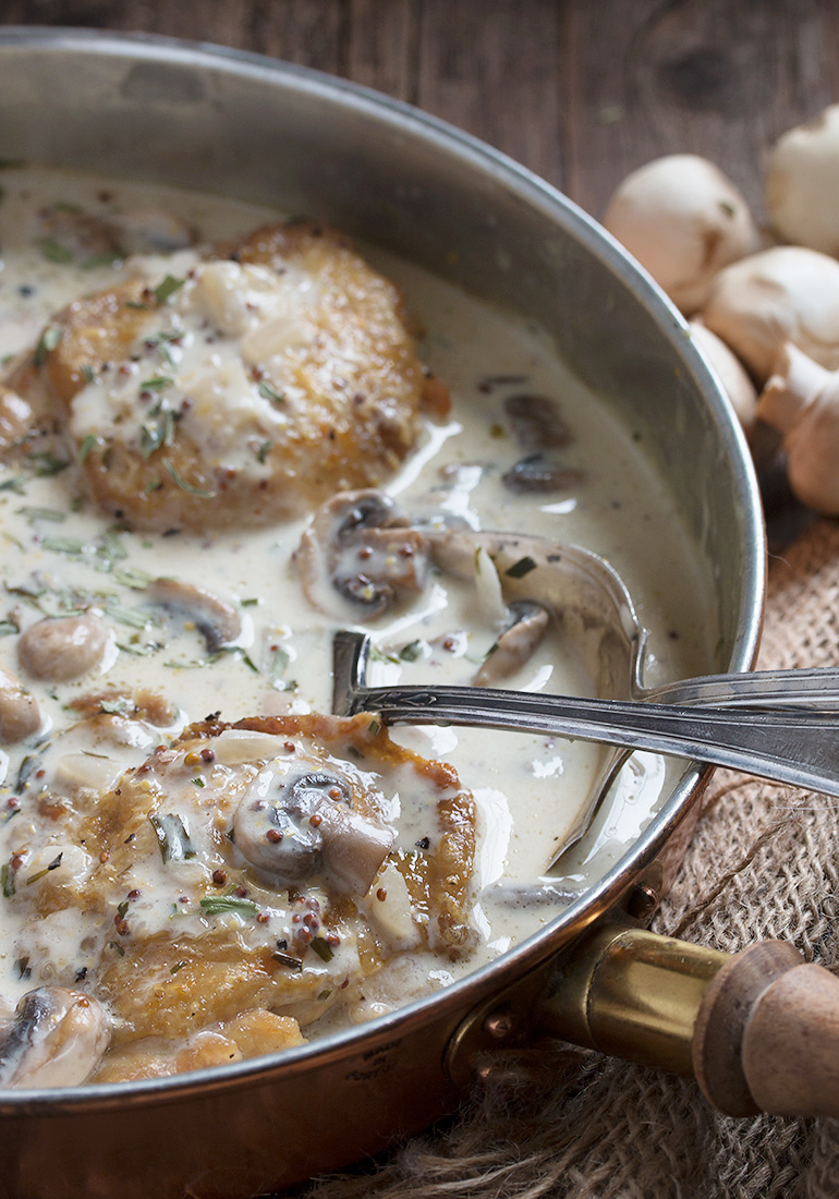 Chicken with Creamy Mushroom Sauce