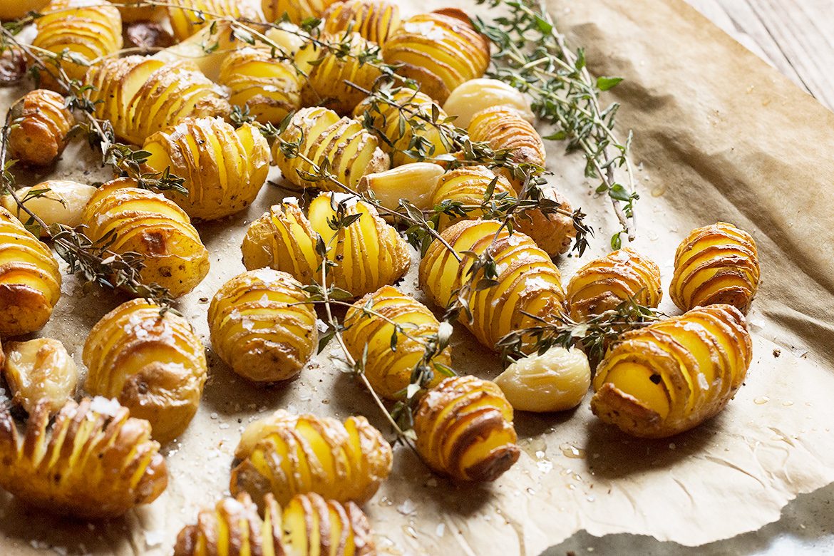 Hasselback Mini Potatoes Seasons and Suppers