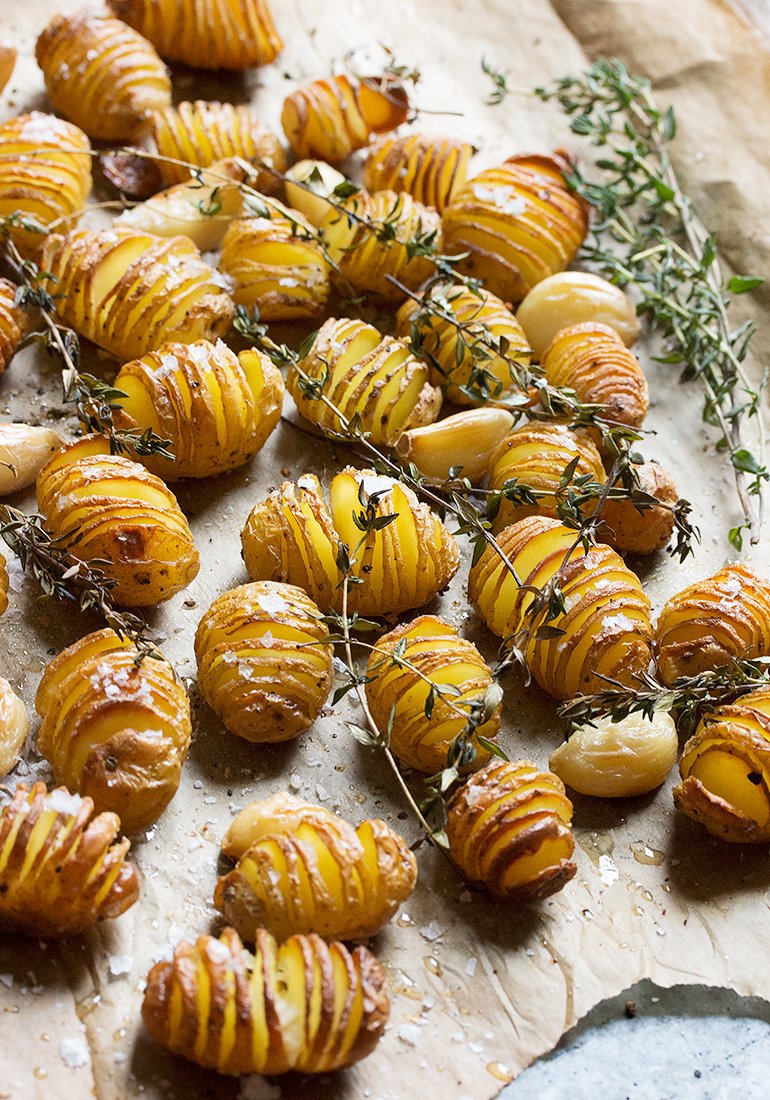 Hasselback Mini Potatoes Seasons and Suppers