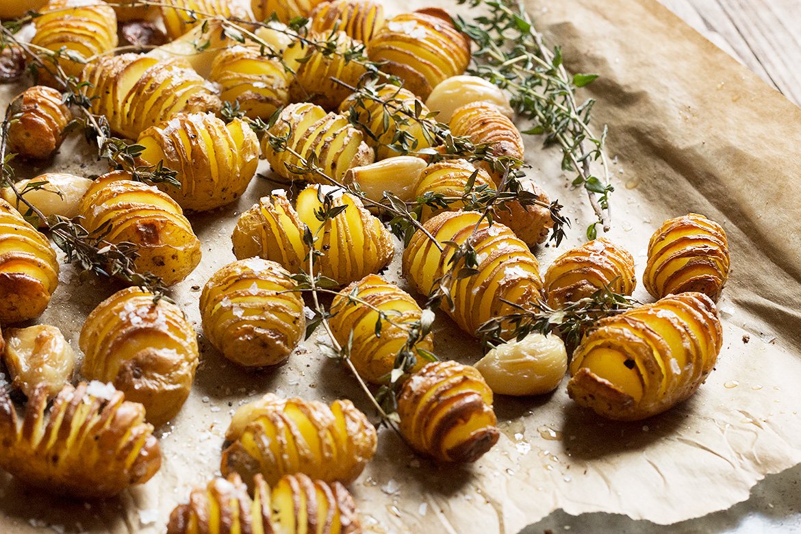 Hasselback Mini Potatoes Seasons And Suppers