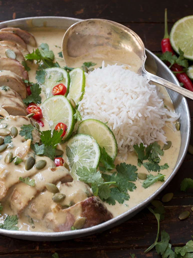 Thai Green Curry Pork Tenderloin
