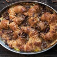 Butter Pecan Croissant Bread Pudding