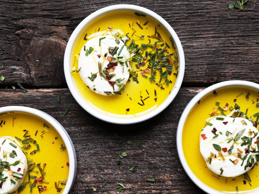 Easy Marinated Goat Cheese Seasons and Suppers