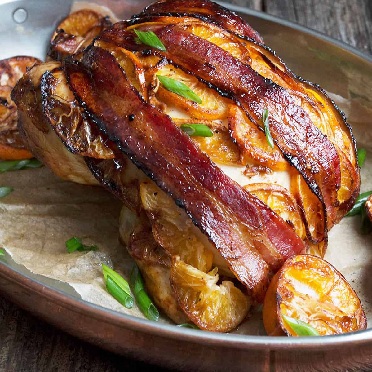 Hoisin Orange Whole Roast Chicken