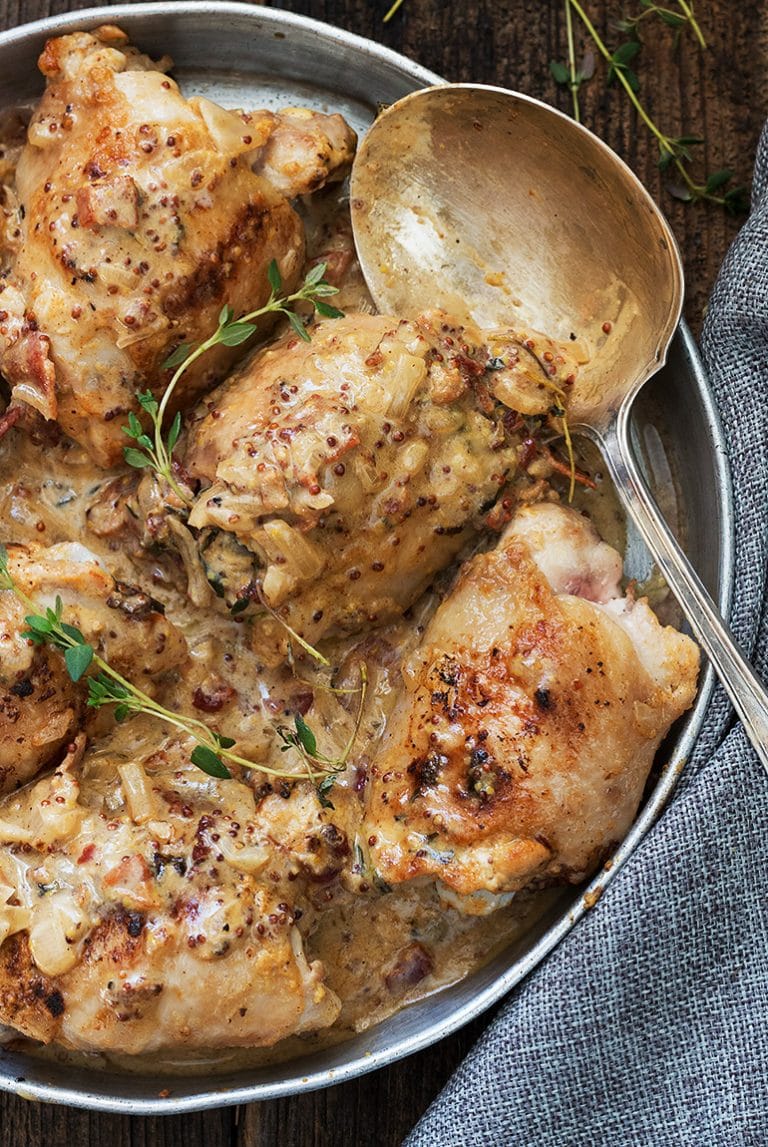 Chicken with Dijon Mustard Sauce Seasons and Suppers