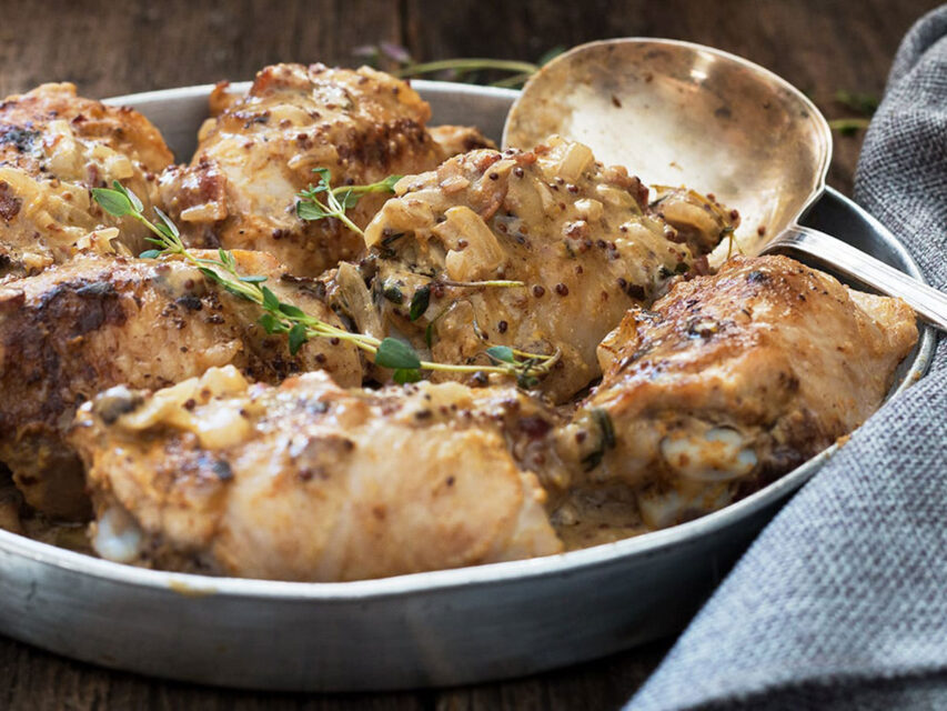 Chicken with Dijon Mustard Sauce Seasons and Suppers