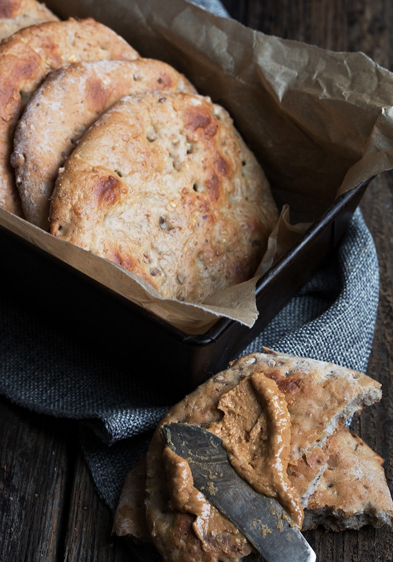 Banana Walnut Multigrain Breakfast Rounds