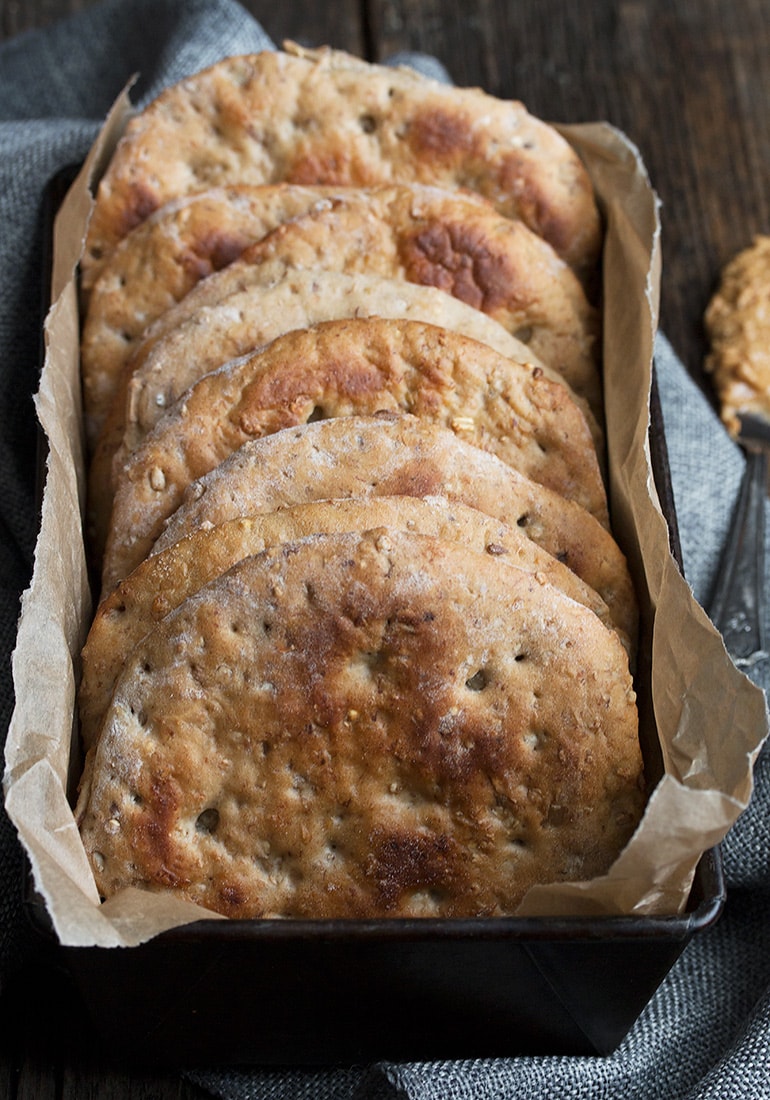 Banana Walnut Multigrain Breakfast Rounds