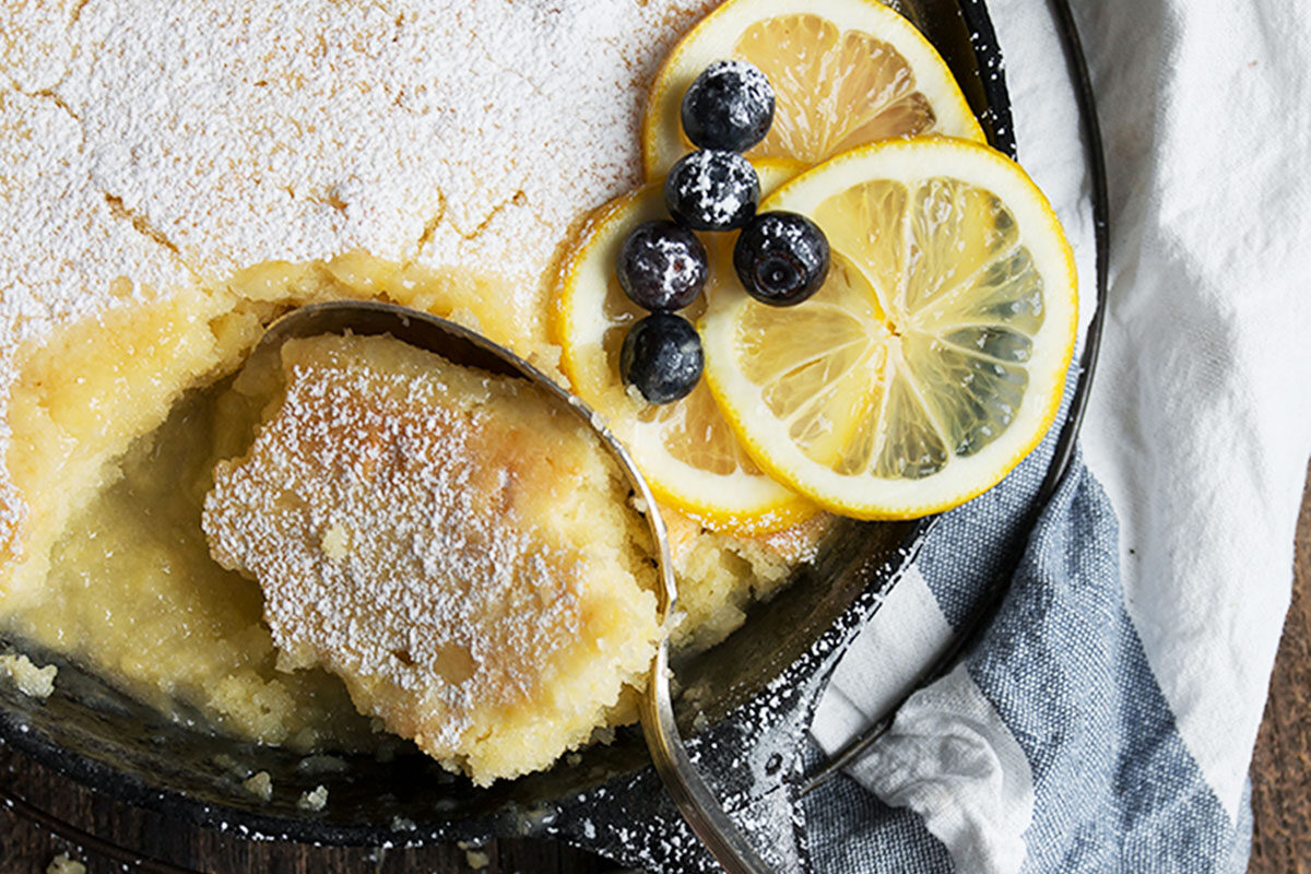 Lemon Cake and Sauce Seasons and Suppers