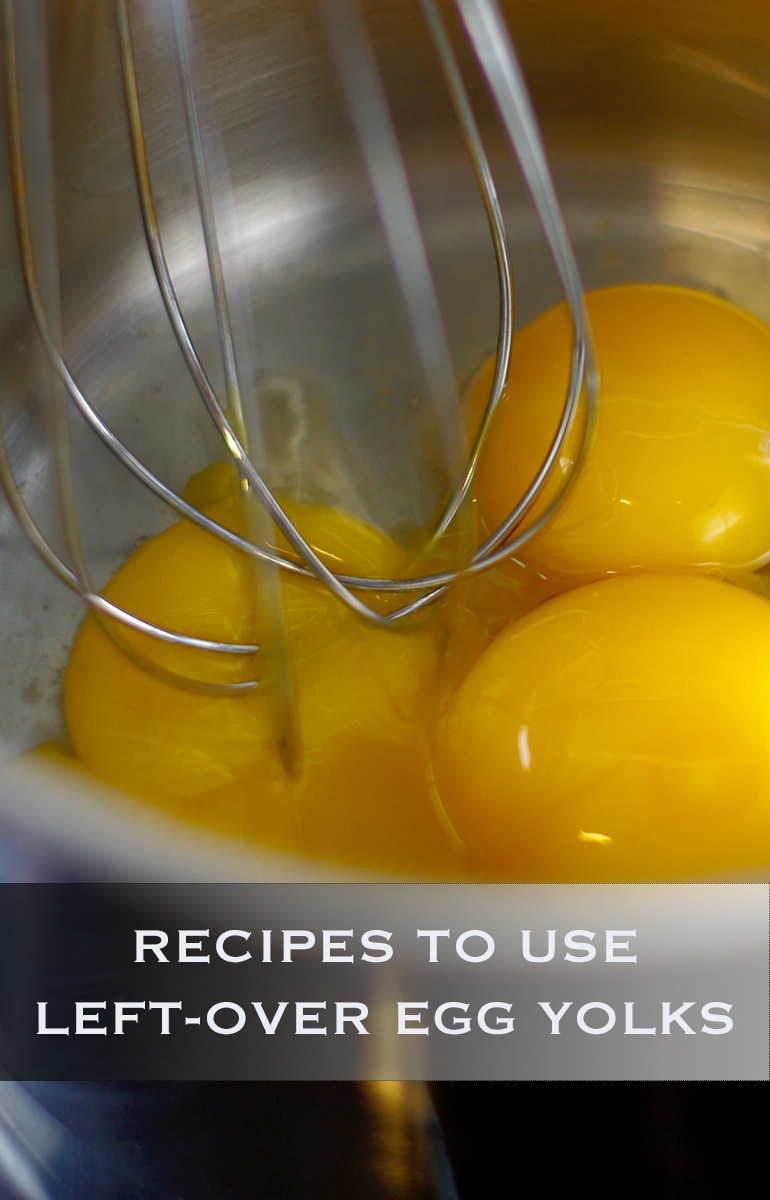 Recipes to Use Leftover Egg Yolks - A handy reference, with links to over 40 recipes to use leftover egg yolks. Great for frequent bakers who hate to waste