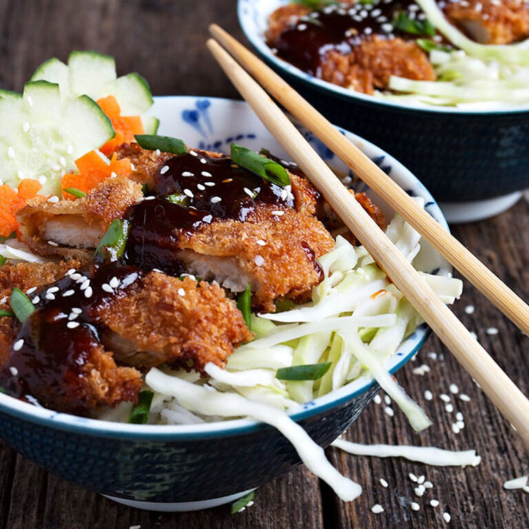 Pork Tonkatsu Bowls Seasons and Suppers
