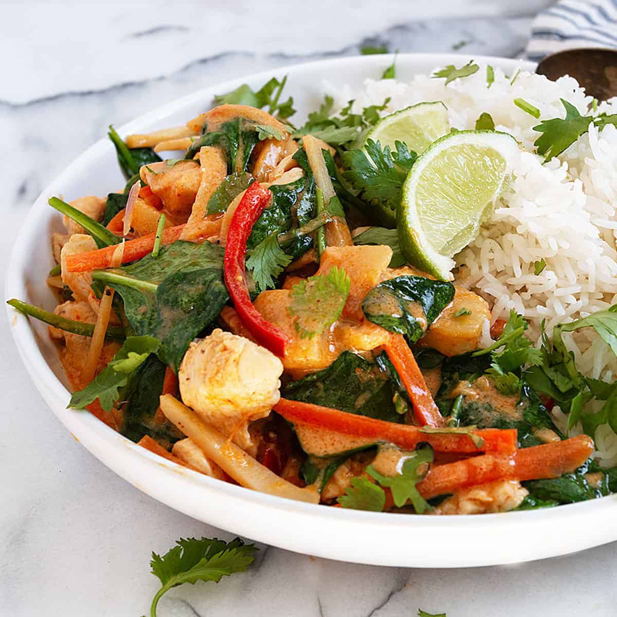 Thai Red Curry Chicken - Seasons and Suppers