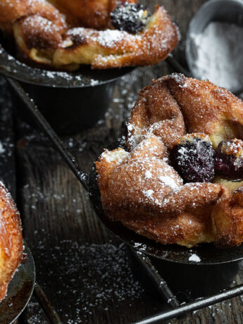 blackberry popovers in popover pan