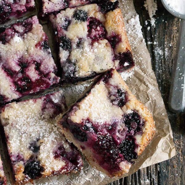 blackberry crumb squares