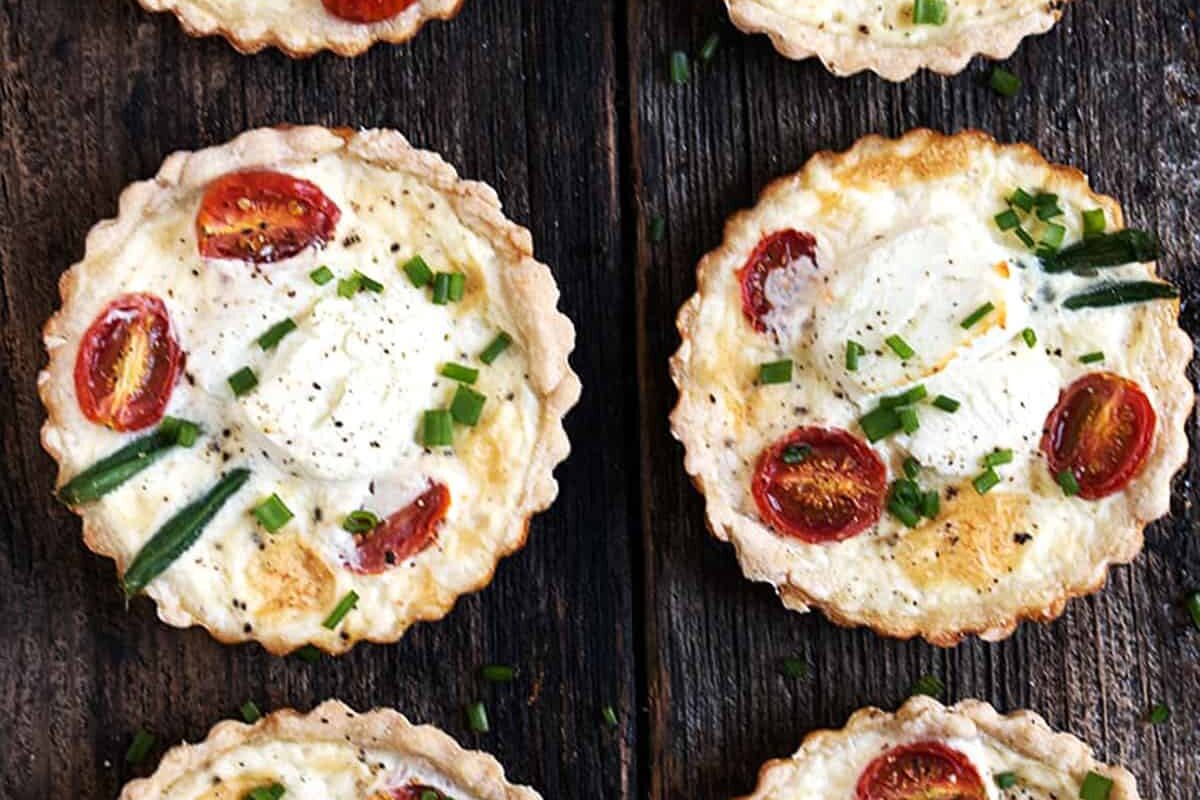 Tomato and Goat Cheese Tarts Seasons and Suppers