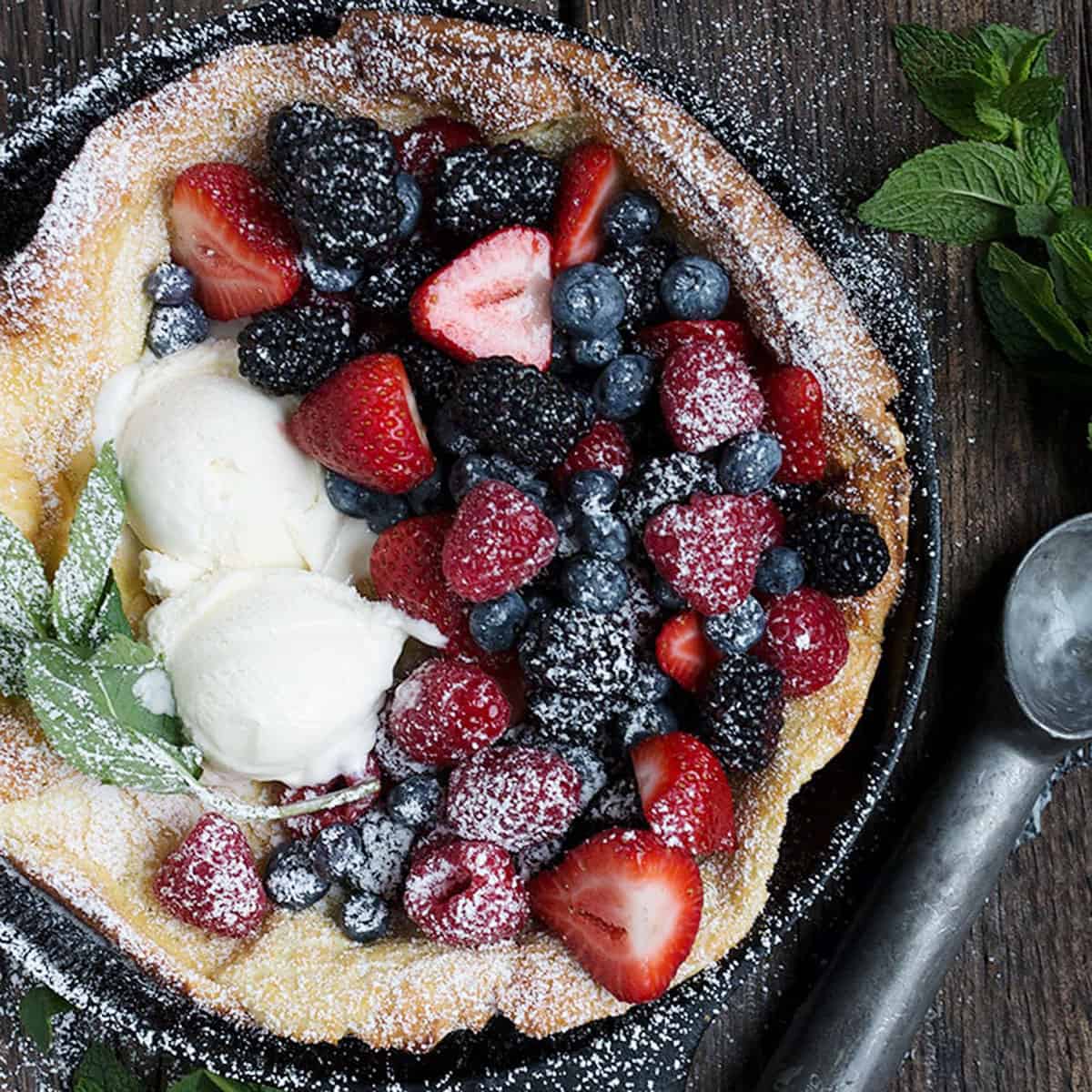 Fresh Fruit Dutch Baby Seasons and Suppers