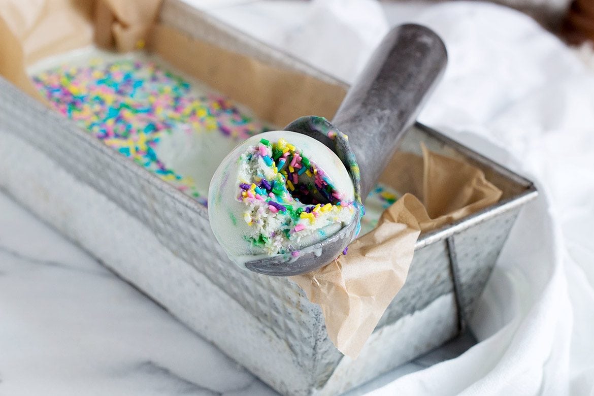 Birthday Cake Gelato Seasons and Suppers