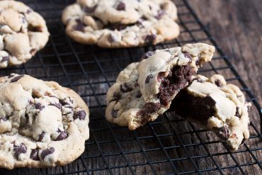 Brownie Stuffed Chocolate Chip Cookies