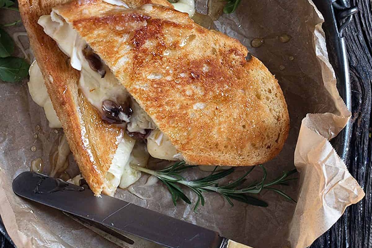 Camembert Grilled Cheese - Seasons and Suppers