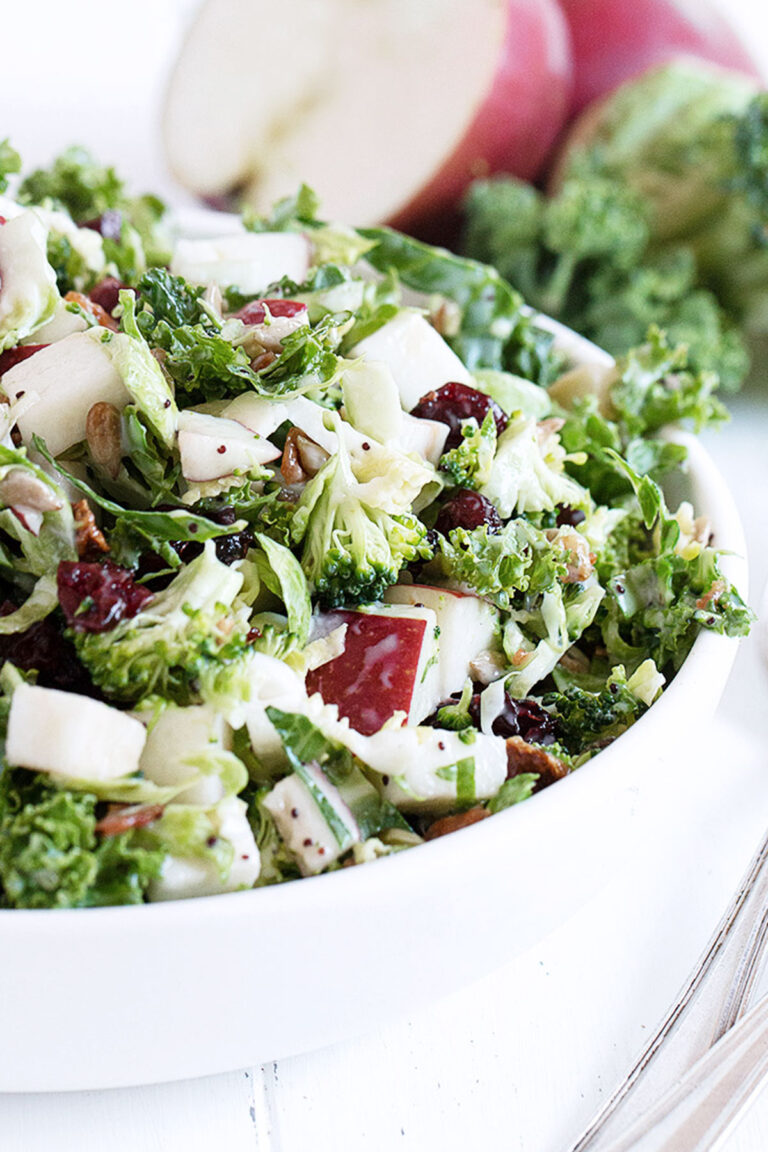Fall Kale and Apple Super Salad Seasons and Suppers