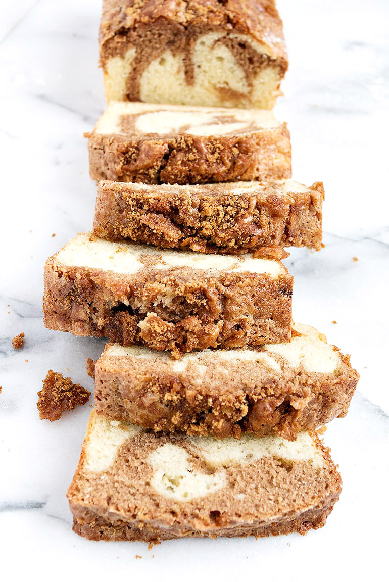  Cinnamon Swirl Pound Cake Loaf