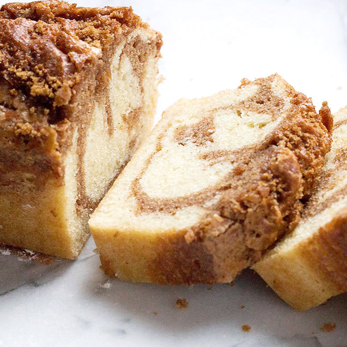 Cinnamon Swirl Santa Loaf Cake - Nordic Ware