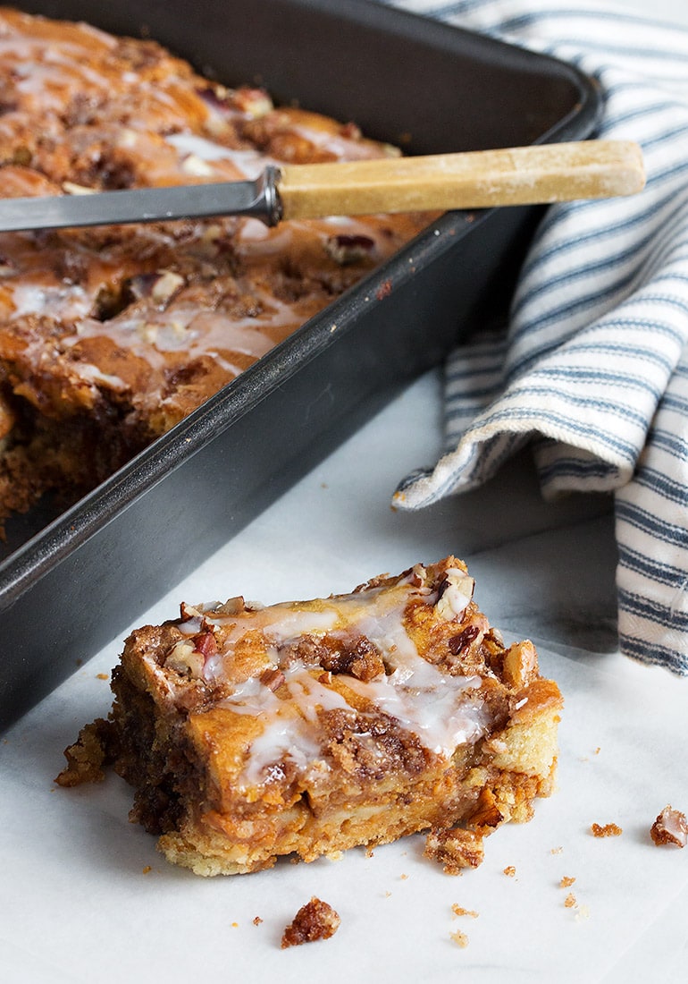 Sour Cream Pumpkin Coffee Cake