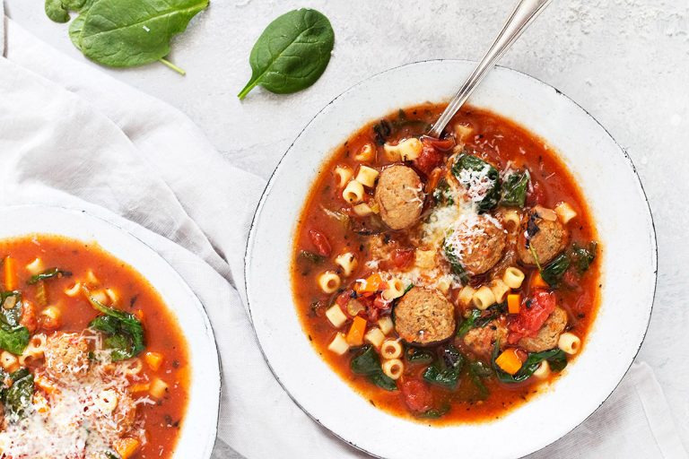 Easy Italian Meatball Soup