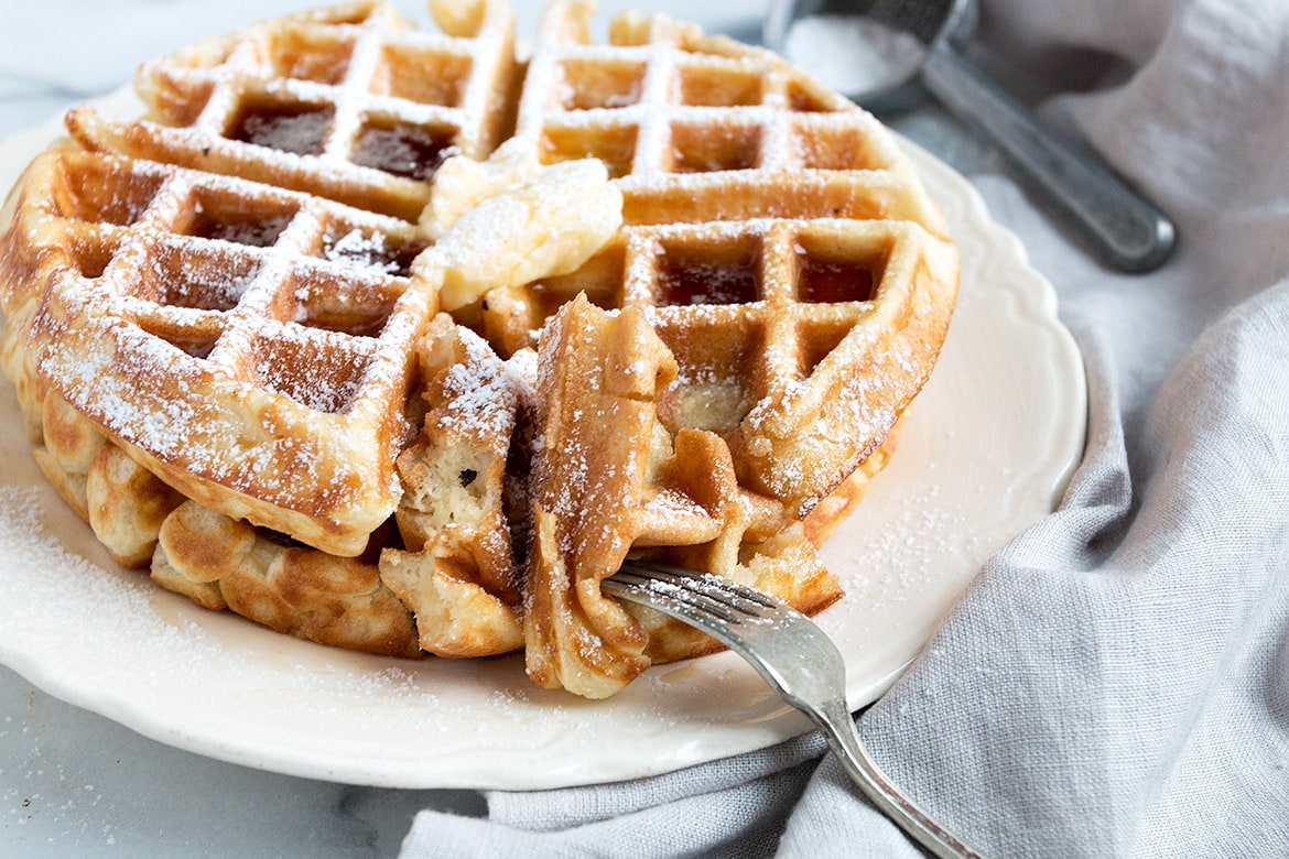 Simply Perfect Homemade Waffles - Seasons and Suppers