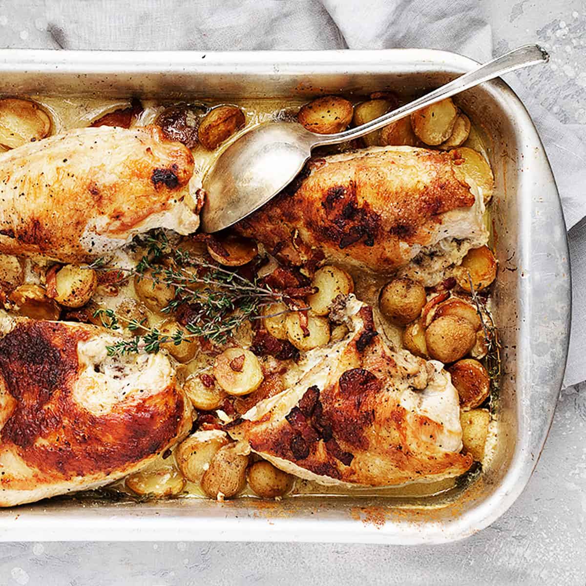 Honey Mustard Chicken and Potatoes